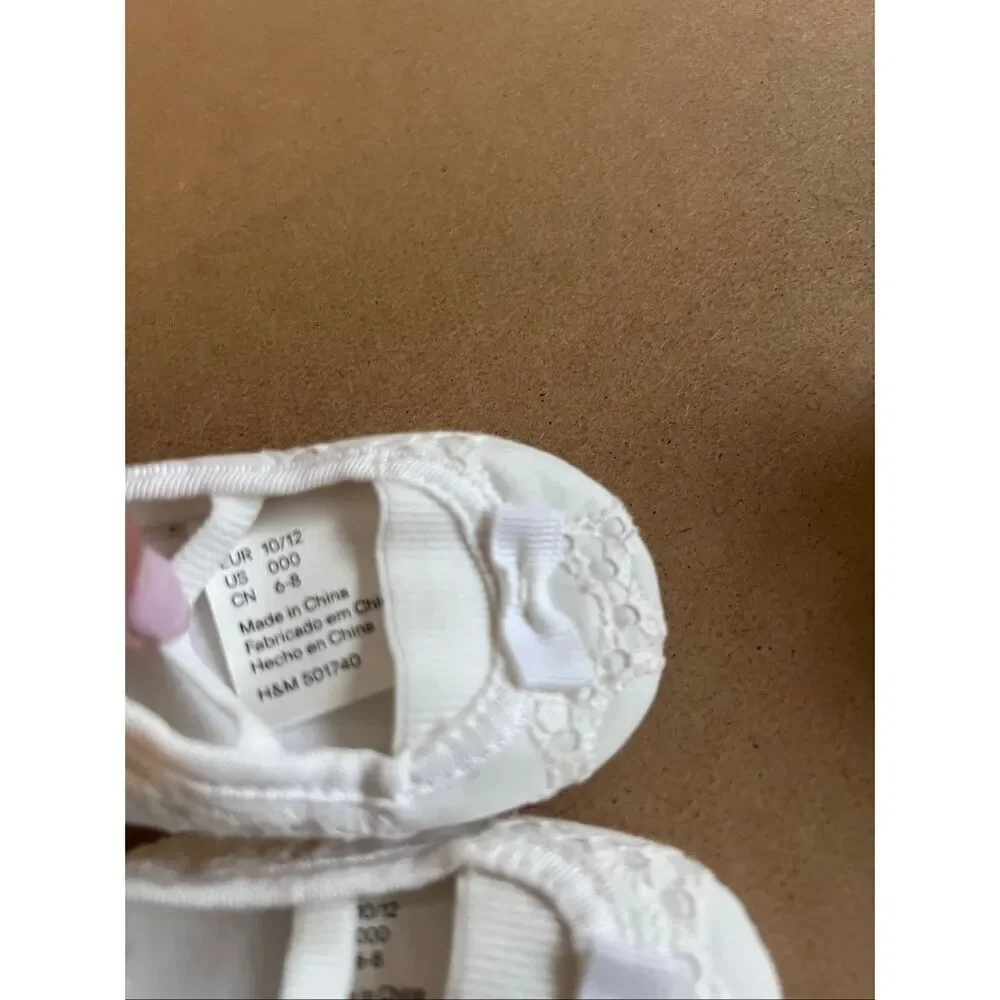 H&M and Carters Baby embroidered shoes size